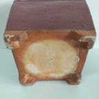 Set Vintage Bloempotten Keramiek Bordeauxrood thumbnail 10