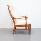 Farstrup Fauteuil Nieuwe Creme Stoffering thumbnail 3