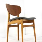 Set Van 4 Vintage Stoelen Nieuw Bekleed thumbnail 2
