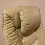 Himolla – Taupe Design Relaxfauteuil Met Hocker (Germany, 1970S) thumbnail 6