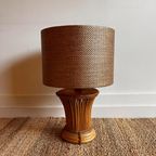 Mid Century Bamboe Rotan Italiaans Design Lampvoet Vintage thumbnail 12