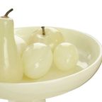 Vintage Fruitschaal Onyx Marmer Natuursteen Decoratie thumbnail 11