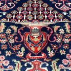 Handgeknoopt Perzisch Vloerkleed 124X175Cm - Wol Tapijt Vintage Vazen Bruin Blauw thumbnail 8
