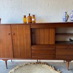 Retro Vintage Mid-Century Dressoir,High-Board,Wandkast Xl thumbnail 11