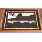 Rio De Janeiro Butterfly Wing Serving Tray 1940S. thumbnail 10