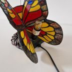 Glas In Lood Vlinder Lamp Tiffany Stijl Vlinderlamp thumbnail 9