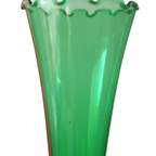 2 Delige Vintage Empoli Glas Set Vaasje En Groot (wijn)glas thumbnail 3