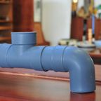 Grote Blauwe Keramieken Vaas Pvc DOK thumbnail 3