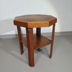 Oak Side Table Amsterdamse School 1920'S thumbnail 2