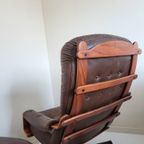 Deens Vintage Fauteuil Gemerkt Jaren 70 thumbnail 3