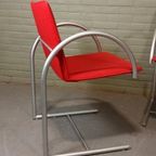2 Vintage Cirkel Eetkamerstoelen, Metaform, Postmodern thumbnail 14