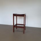 6 X Stool Meranti 70s. Height 71 Cm / Wide 42 Cm / Depth 40 Cm thumbnail 4