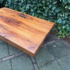 Brutalistische Wabi-Sabi Massief Eiken Salontafel thumbnail 7