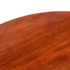 Vintage Houten Ronde Salontafel Jaren 60 Design thumbnail 19