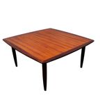 Mid Century Teak Square Coffee Table, 1960S thumbnail 2