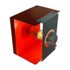 Cube Shaped - Vintage / Space Age Design Wall Mounted Lamp - Orange thumbnail 2