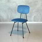 Kembo Eettafelstoel Wh Gispen Vintage Eetkamerstoel Blauw thumbnail 2