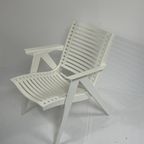 Niko Kralj - Stol Industrija Pohistva - Rex Model 120 - White (Rare Edition, Not A Folding Chair) thumbnail 3