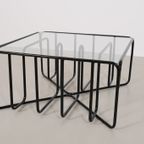 Vintage Zwarte Buisframe Salontafel thumbnail 10