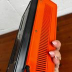 Vintage Oranje Flipklok / Wekkerradio Audio Sonic Gl205 thumbnail 6