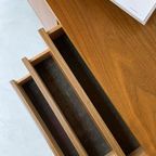 Vintage Houten Dressoir Met 3 Lades En 2 Deurtjes thumbnail 4