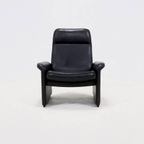 Black Leather Ds50 Armchair By De Sede Switzerland 1980S thumbnail 10