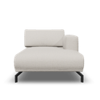 4x6 sofa - X5 Chaise Longue (rechts) Lichtbeige Velours thumbnail 8