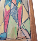 Chalk Drawing / 1960s / Height 80 Cm thumbnail 7