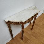 Barok Rococo Wandconsole Sidetable Met Marmer Blad En Spiegel 02 thumbnail 13