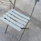 Set Van 4 Frans Metalen Tuin Klapstoelen thumbnail 20