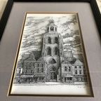 Kerktoren In Nederland, “3D Werk” In Baklijst. thumbnail 7