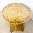 Vintage Rotan Bamboe Mcguire Eettafel, Korenschoof, thumbnail 7