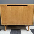Blonde Wood Cabinet By Frantisek Mezulanik 1960s thumbnail 7
