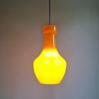 Vintage Oranje Opaline Hanglamp, Jaren 60 thumbnail 16