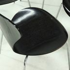 Set Of 4 Butterfly Chairs Model 3107 By Arne Jacobsen For Fritz Hansen 1990s thumbnail 8