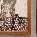 Set Van 2 Batik Schilderijen Schilderij thumbnail 3