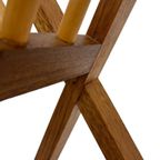 Vintage Massief Houten Tijdschriftenrek Jaren 70 Design thumbnail 22