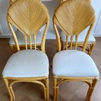 Vintage Rattan Dining Chairs thumbnail 5