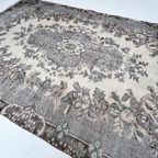 Beige Bruin Vintage Yuruk Vloerkleed 265 X 170 Cm thumbnail 8