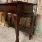 Oude Toonbank, Vitrine-Tafel, Sidetable, Pronktafel. L 180Cm thumbnail 8