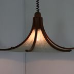 Domus Hanglamp Vintage Lamp Teak Houten thumbnail 4