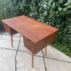 Vintage Retro Teak Bureau Jaren 60 thumbnail 11