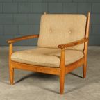 Vintage Fauteuil – Eikenhout – Scandinavië – Jaren 60 thumbnail 2