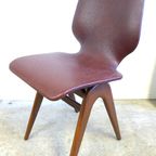 Prachtige Retro Vintage Uitschuifbare Tafel Met 5 Vintage Stoelen thumbnail 5