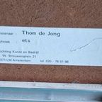 Ets Van Thom De Jong (1940-1988), Watching The Olympics. thumbnail 2