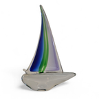 Murano Glass / Sailing Boat / 1980s thumbnail 7