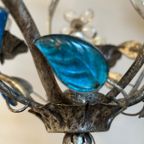 Banci Firenze Design Kroonluchter Hanglamp Blauwe Details thumbnail 5