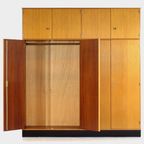 Grote Hoge Vintage Design Kledingkast In Teak, 1960s thumbnail 2