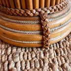 Mid Century Bamboe Rotan Italiaans Design Lampvoet Vintage thumbnail 8
