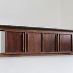 Vintage Italian Sideboard Solid Wood 1960s thumbnail 6